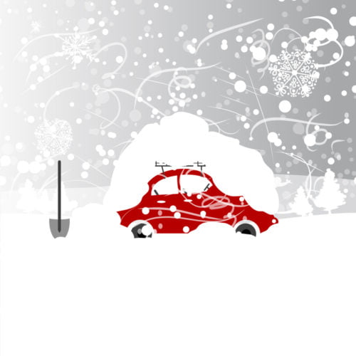 move car in snow