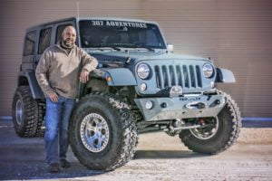 Will Morgan with his 2014 JKU Unlimited Rubicon Jeep