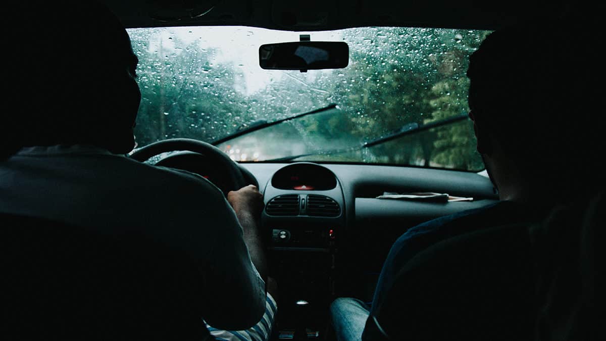 Driving wet road calculate stopping distance