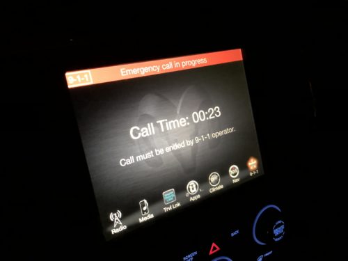 emergency call dodge truck