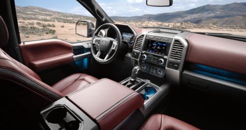 half ton new interior ford
