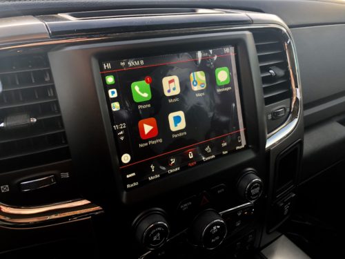 Apple CarPlay RAM connect smartphone dodge ram truck