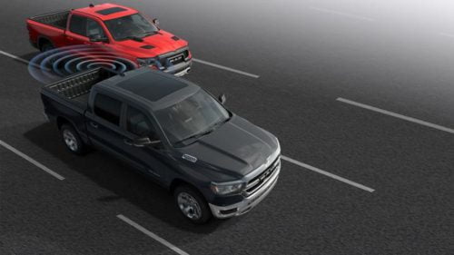 blind spot monitor truck