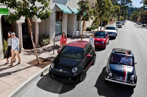 old and new fiats