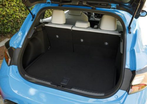 Toyota small car interior space