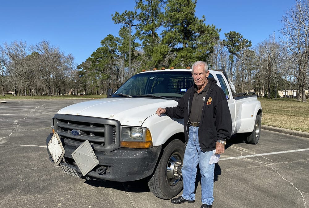 Mr Freeland and his million mile F-350