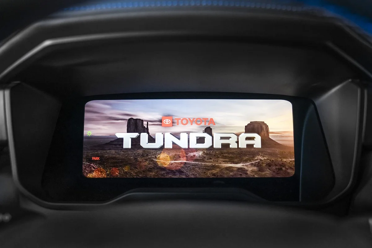 2022 Tundra Digital Dash View