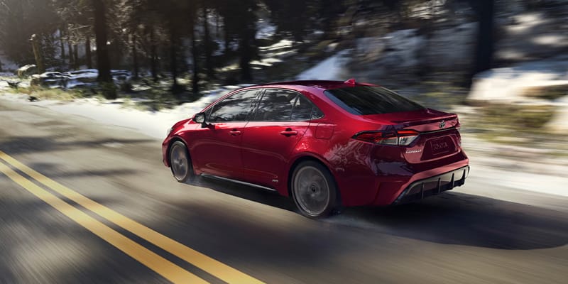 2026–2027 Toyota Corolla Hybrid LE AWD sedan available at Fremont Toyota in Wyoming